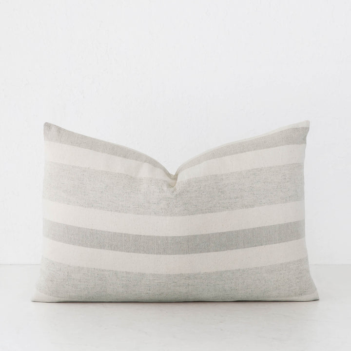FRONTERA MULTI STRIPE CUSHION | DUNE BEIGE + LINEN | 40X60 | 50X50 | 60X60