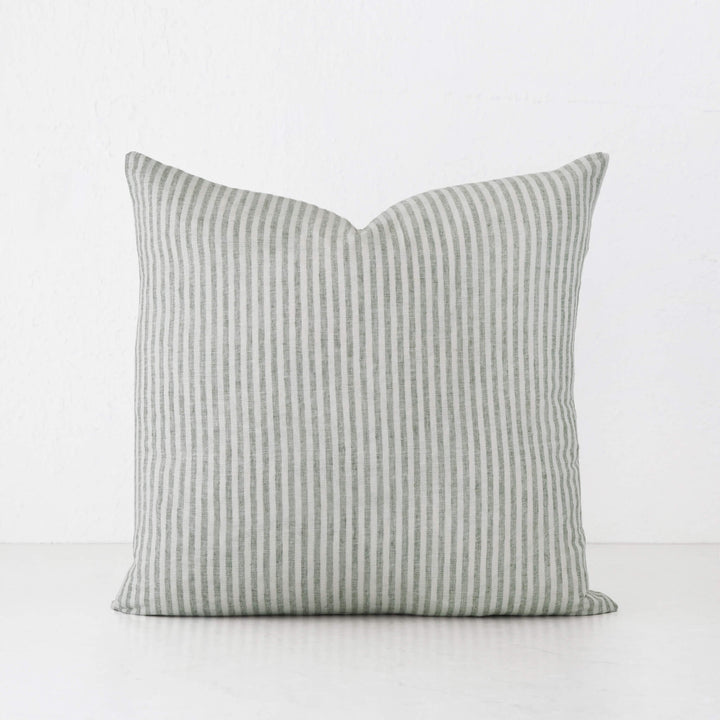 FRONTERA TICKING STRIPE | ARMADA GREEN | 40X60 | 50X50 | 60X60