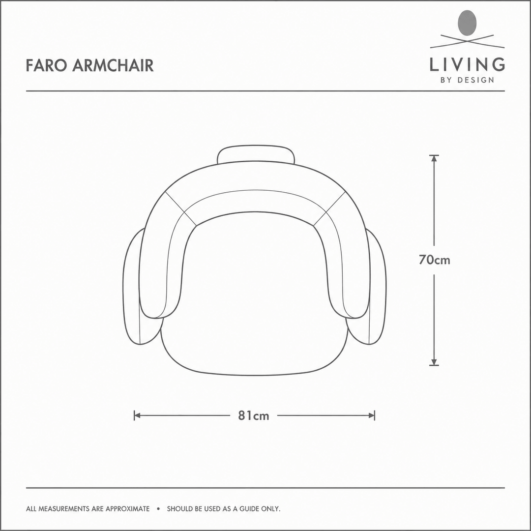 FARO ARMCHAIR - aerial 