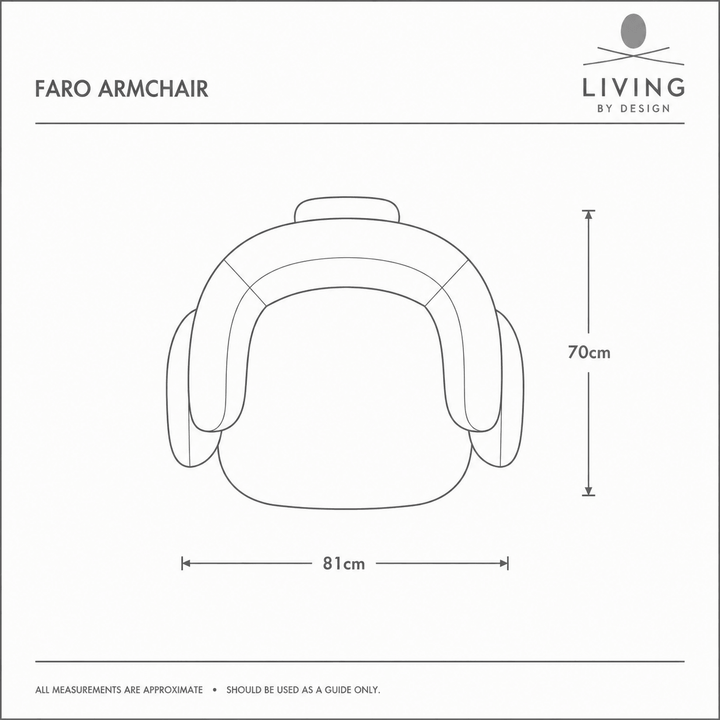 FARO ARMCHAIR - aerial 