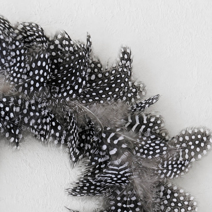 CHATILLON FEATHER WREATHS | CHARCOAL