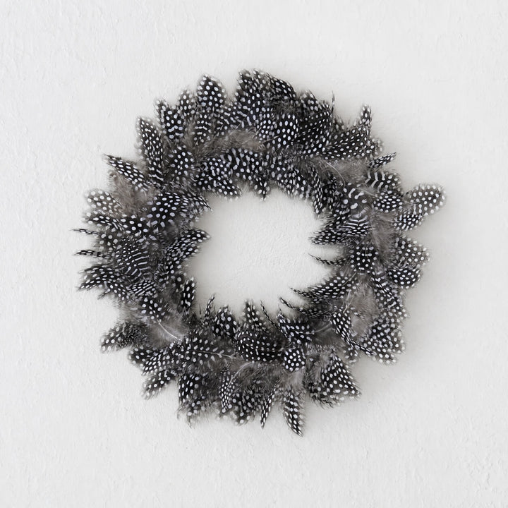 CHATILLON FEATHER WREATHS | CHARCOAL