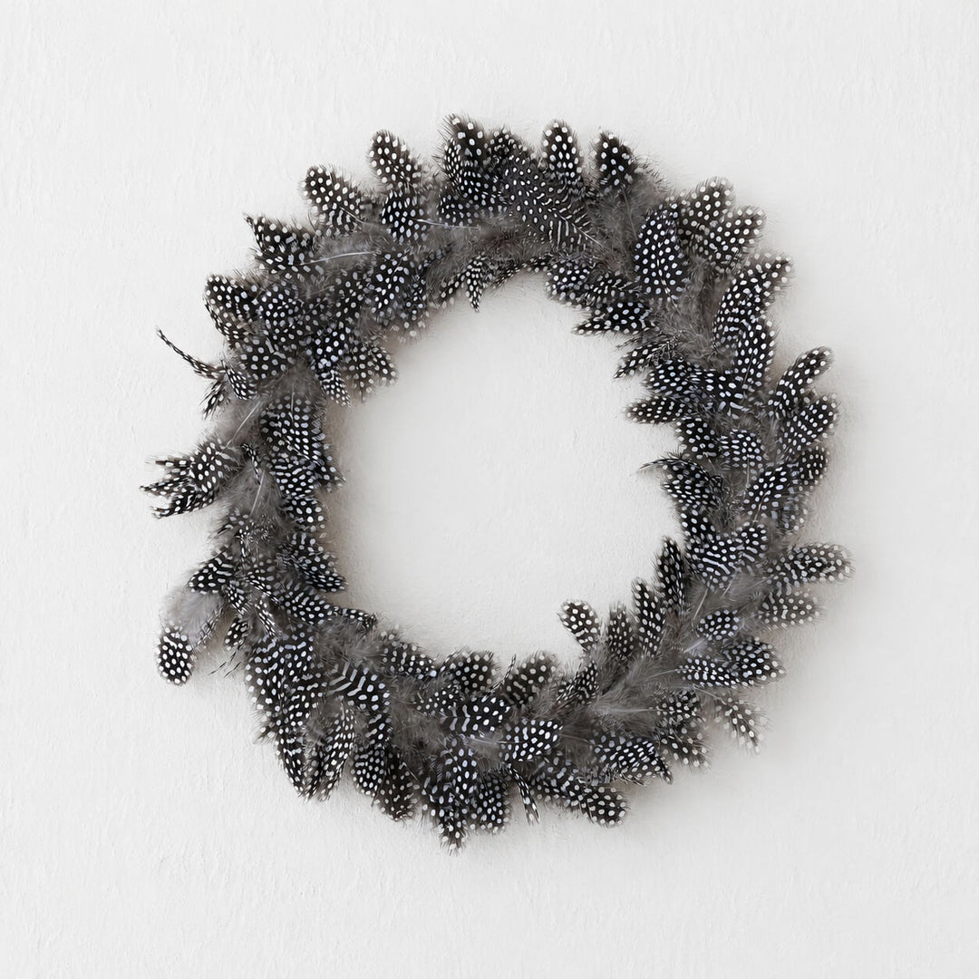 CHATILLON FEATHER WREATHS | CHARCOAL