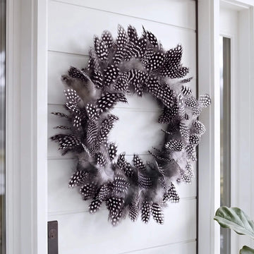 CHATILLON FEATHER WREATHS | CHARCOAL
