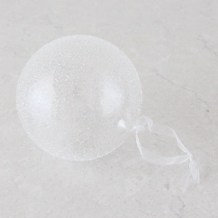 GLASS BAUBLE DECORATION  |  LARGE  |  CLOSE UP