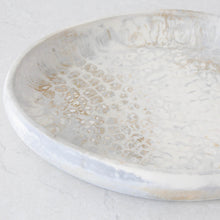 HADLEY RESIN SHALLOW BOWL BUNDLE X2  |  MEDIUM 37CM |  MARBLED STEEL + SAND