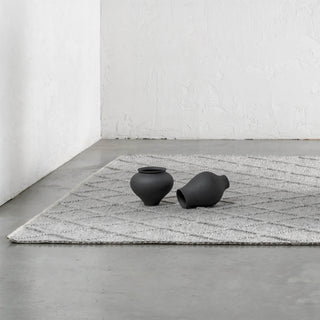 HAND TUFTED RUNNERS + RUGS  |  FRANCE SILVER