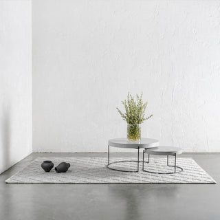 HAND TUFTED RUNNERS + RUGS  |  FRANCE SILVER