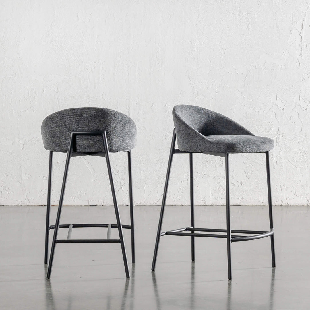 HAWLEY BAR CHAIR  |  GRANITE SHADOW WEAVE