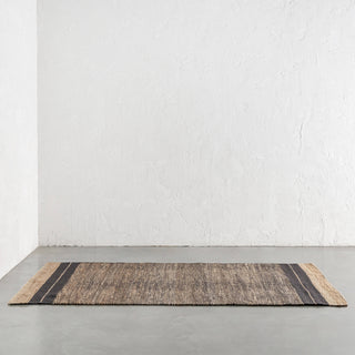HAYMAN JUTE RUG  |  NATURAL + BALTIC STONE - 200 X 300CM - unstyled