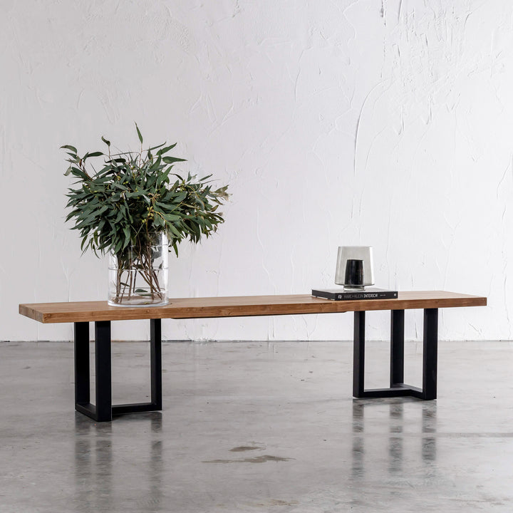 HALMSTAD INDOOR TEAK BENCH SEAT | 200CM