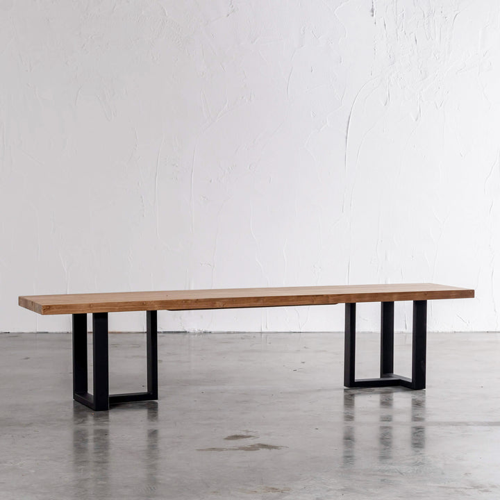 HALMSTAD INDOOR TEAK BENCH SEAT | 200CM