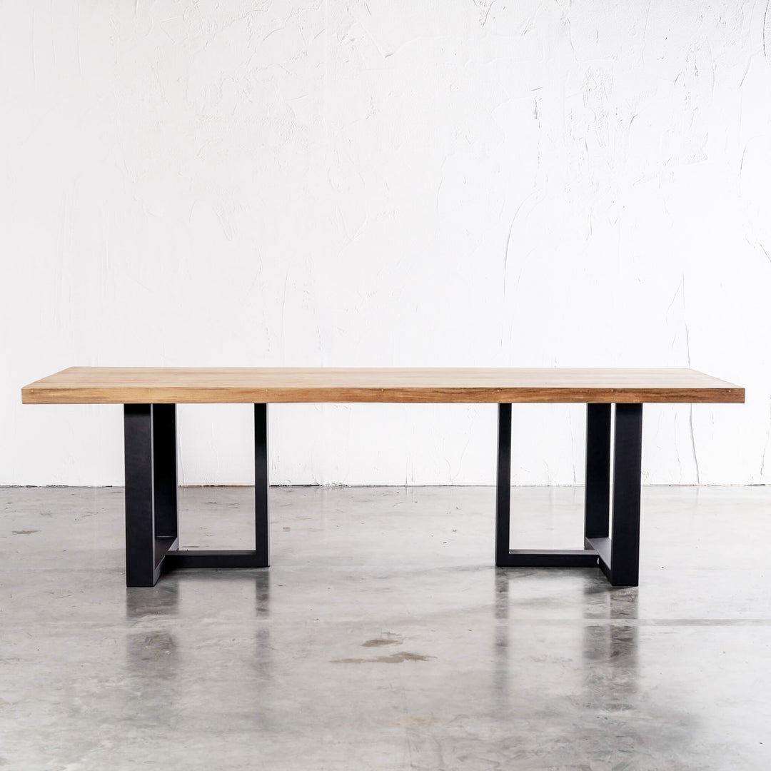 HALMSTAD INDOOR TEAK DINING TABLE | 260CM