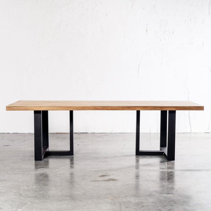 HALMSTAD INDOOR TEAK DINING TABLE | 260CM