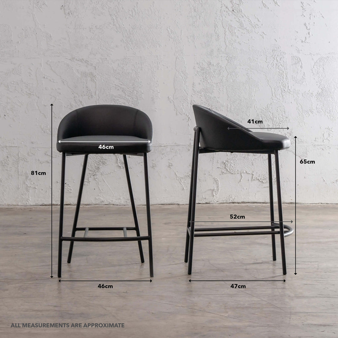 HAWLEY BAR CHAIR  |  DIMENSION DIAGRAM