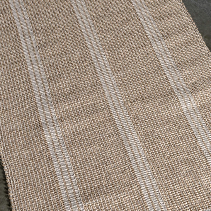 HAYMAN JUTE RUNNERS  |  NATURAL + OATMEAL STRIPE