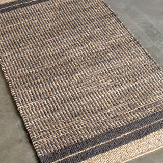 HAYMAN JUTE RUGS  |  NATURAL + BALTIC STONE