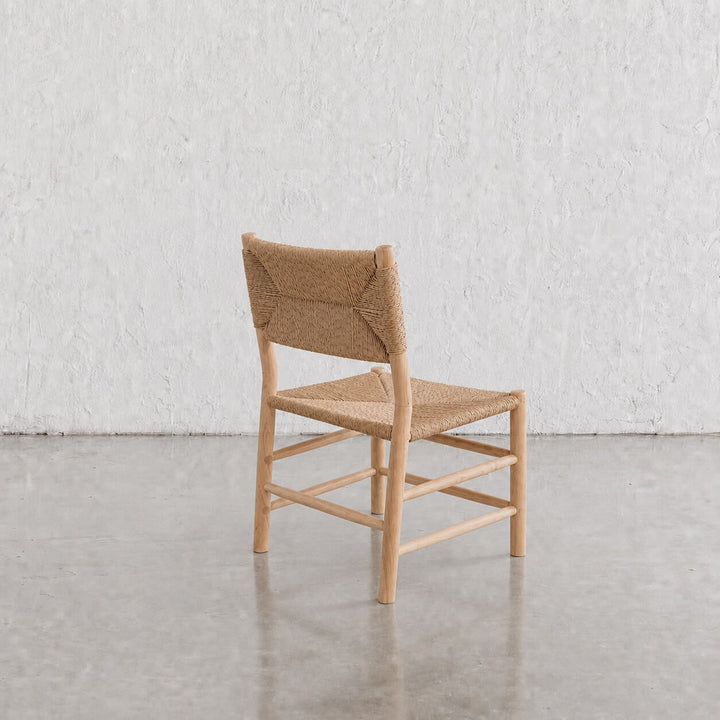 HERRINGTON DINING CHAIR | WOVEN WARM ASH + BLEACHED TEAK