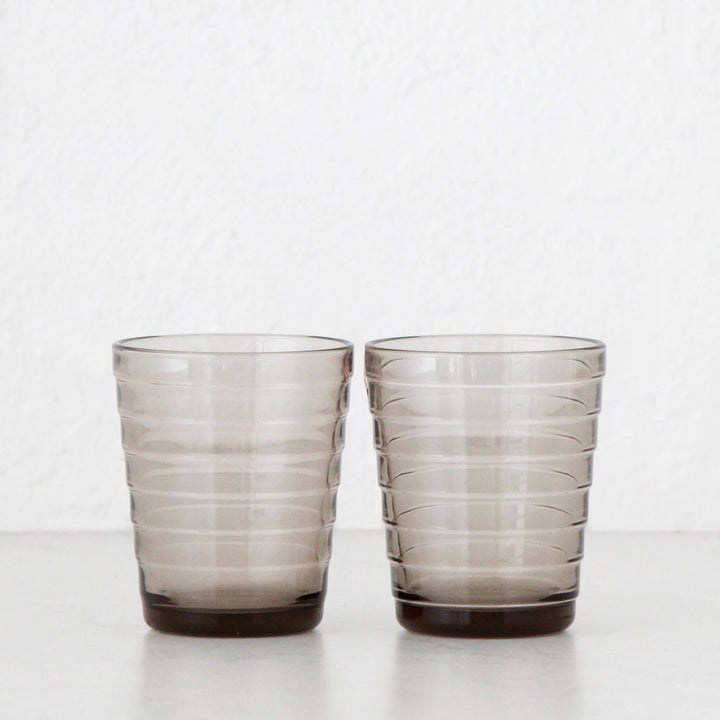 IITTALA | AINO AALTO TUMBLER GLASS LINEN | SET OF 2