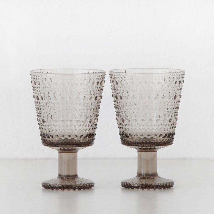 IITTALA | KASTEHELMI UNIVERSAL STEM GLASS | LINEN | SET OF 2