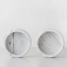 IVY SMALL MARBLE BOWL BUNDLE X2  |  15CM  |  ASH GREY MARBLE