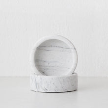 IVY SMALL MARBLE BOWL BUNDLE X2  |  15CM  |  ASH GREY MARBLE