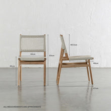 IONICA DINING CHAIR WITH MEASUREMENTS