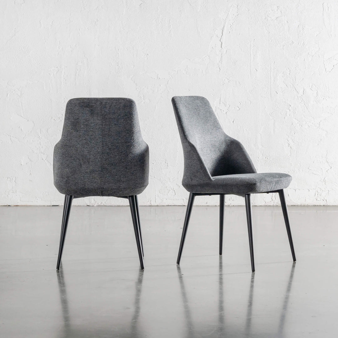 JAKOB DINING CHAIR  |  GRANITE SHADOW WEAVE