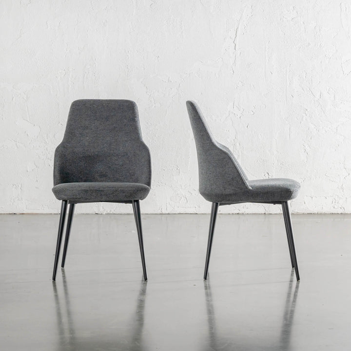 JAKOB DINING CHAIR  |  GRANITE SHADOW WEAVE