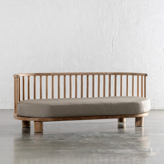 JASPER JORI SPINDLE TIMBER INDOOR/OUTDOOR SOFA  |  BEIGE