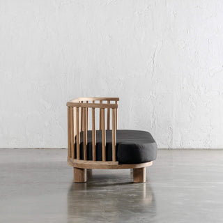 JASPER JORI SPINDLE TIMBER INDOOR/OUTDOOR SOFA  |  BLACK