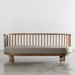 JASPER JORI SPINDLE TIMBER INDOOR/OUTDOOR SOFA  |  BEIGE