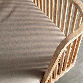 JASPER ULU SPINDLE SOFA CHAIR  |  BEIGE