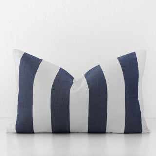 JOHAN AWNING STRIPE CUSHION BUNDLE X2  |  40 x 60  |  DENIM