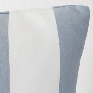 JOHAN AWNING STRIPE CUSHION BUNDLE X2 | 40 x 60 | ICE BLUE | CLOSEUP