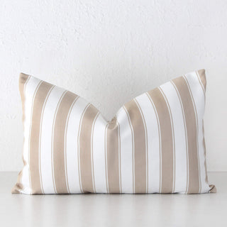JOHAN RECENCY STRIPE CUSHION  |  STONE  |  40X60