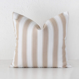 JOHAN RECENCY STRIPE CUSHION  |  STONE  |  60X60