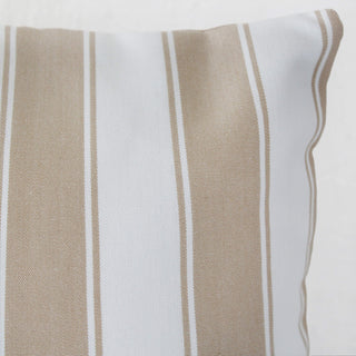 JOHAN REGENCY STRIPE CUSHION BUNDLE X2  |  50 x 50  |  STONE