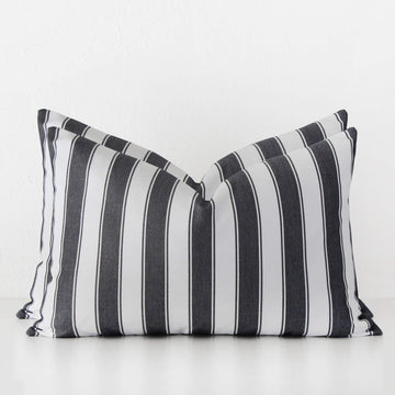 JOHAN REGENCY STRIPE CUSHION BUNDLE X2  |  40 x 60  |  BLACK