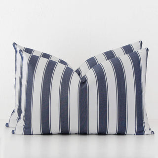 JOHAN REGENCY STRIPE CUSHION BUNDLE X2  |  40 x 60  |  DENIM