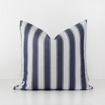 JOHAN REGENCY STRIPE CUSHION  |  DENIM  |  50X50