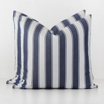 JOHAN REGENCY STRIPE CUSHION BUNDLE X2 |  60 X 60  |  DENIM