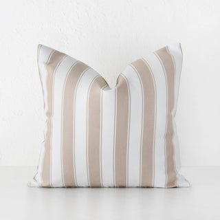 JOHAN REGENCY STRIPE CUSHION | STONE | 50X50