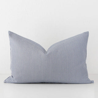 JOHAN TICKING STRIPE CUSHION BUNDLE X2  |  40 x 60  |  DENIM