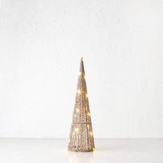 Juletree Sparkle  LED Cone Christmas Tree  | 40cm  |  Champagne