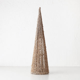 JULETREE SPARKLE  LED CONE CHRISTMAS TREE BUNDLE X3  | 40 + 50 + 60CM  |  CHAMPAGNE