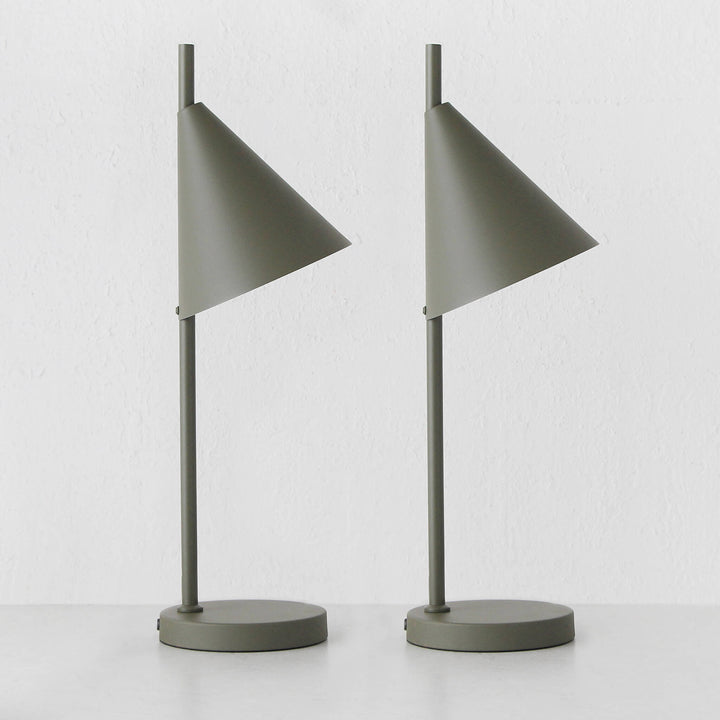 KENNEDY TABLE LAMP  |  GREEN  |  BUNDLE X2