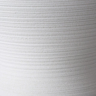 LIVING BY DESIGN EXCLUSIVE  |  KHOLM CERAMIC VASE BUNDLE X2  |  M + L  |  NATURAL WHITE CERAMIC