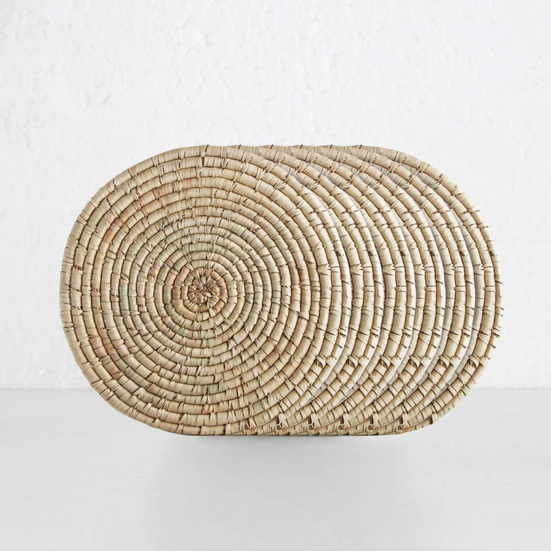 KOJO WOVEN ROUND PLACEMAT BUNDLE | SET OF 6