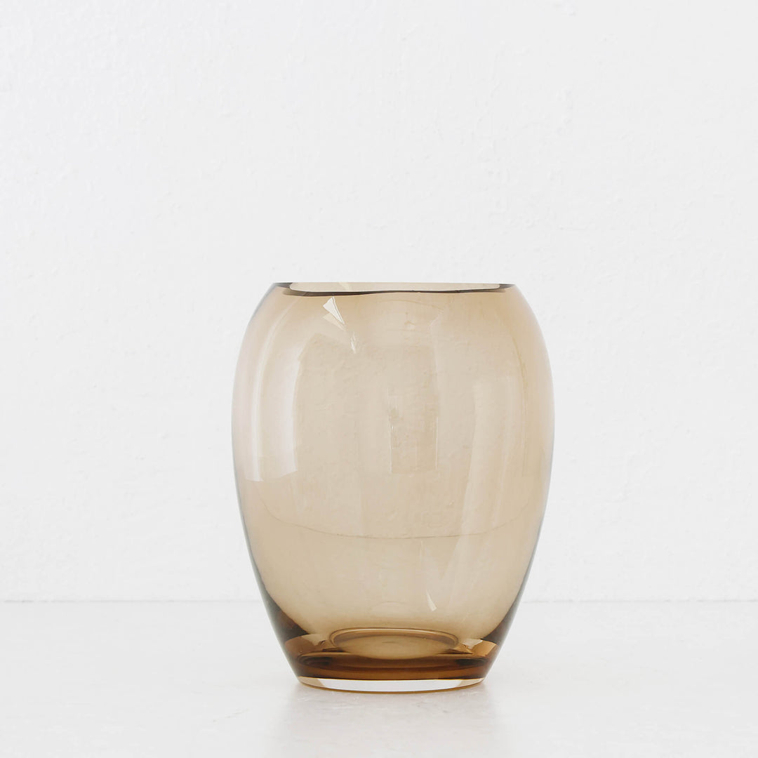 PILA + DANSK + KONIN VASE BUNDLE  |  SMOKED BRONZE GLASS